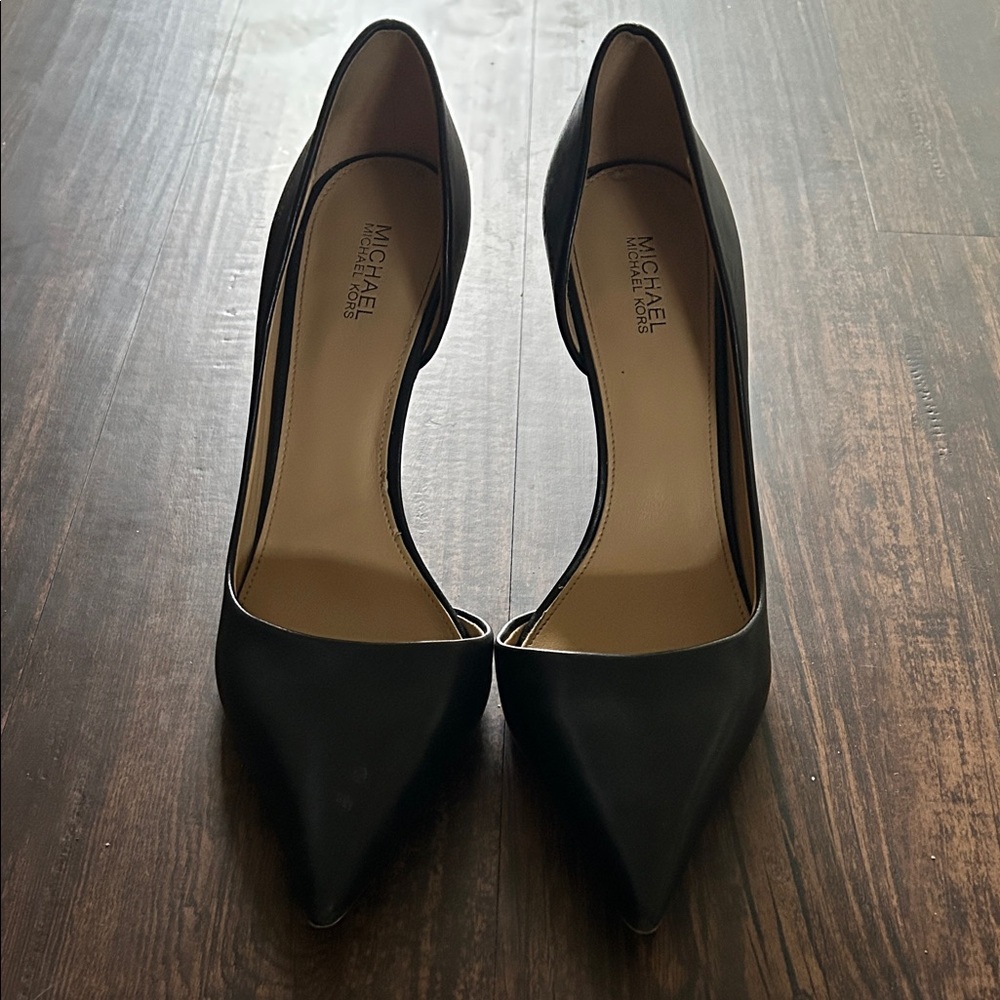 Michael Kors Black Pointed Toe Heels